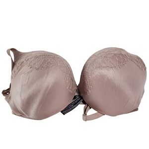 Victorias Secret Very Sexy Push Up Bra Lace Trim Padded‎ Underwire Mauve 34D
